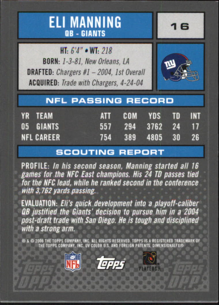 2006 Topps Draft Picks and Prospects Chrome Black Football Card Pick - Picture 33 of 327