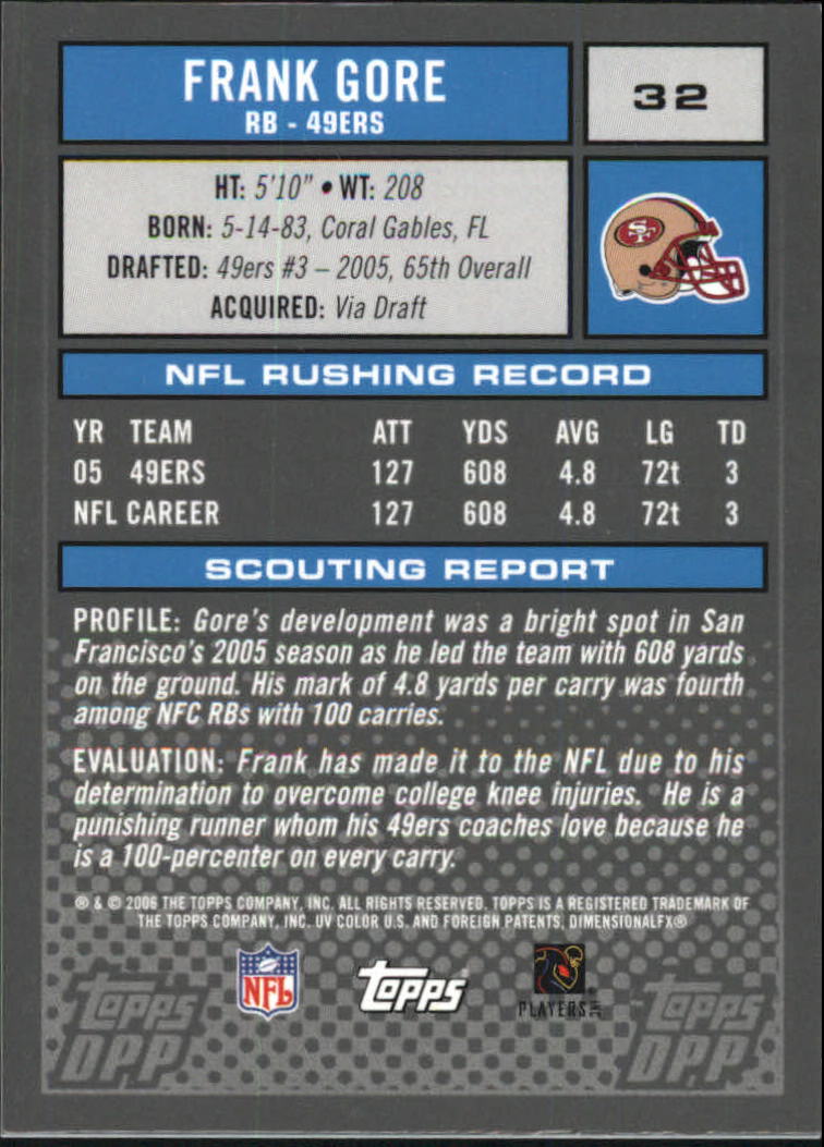 2006 Topps Draft Picks and Prospects Chrome Black Football Card Pick - Picture 65 of 327
