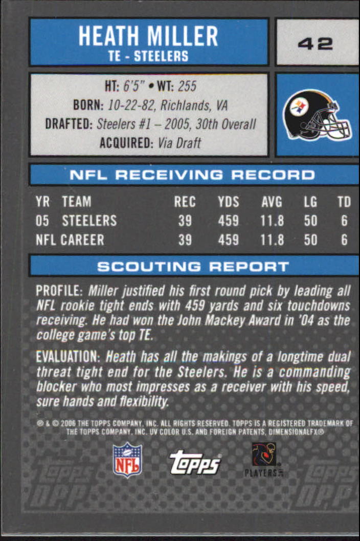 2006 Topps Draft Picks and Prospects Chrome Black Football Card Pick - Picture 85 of 327
