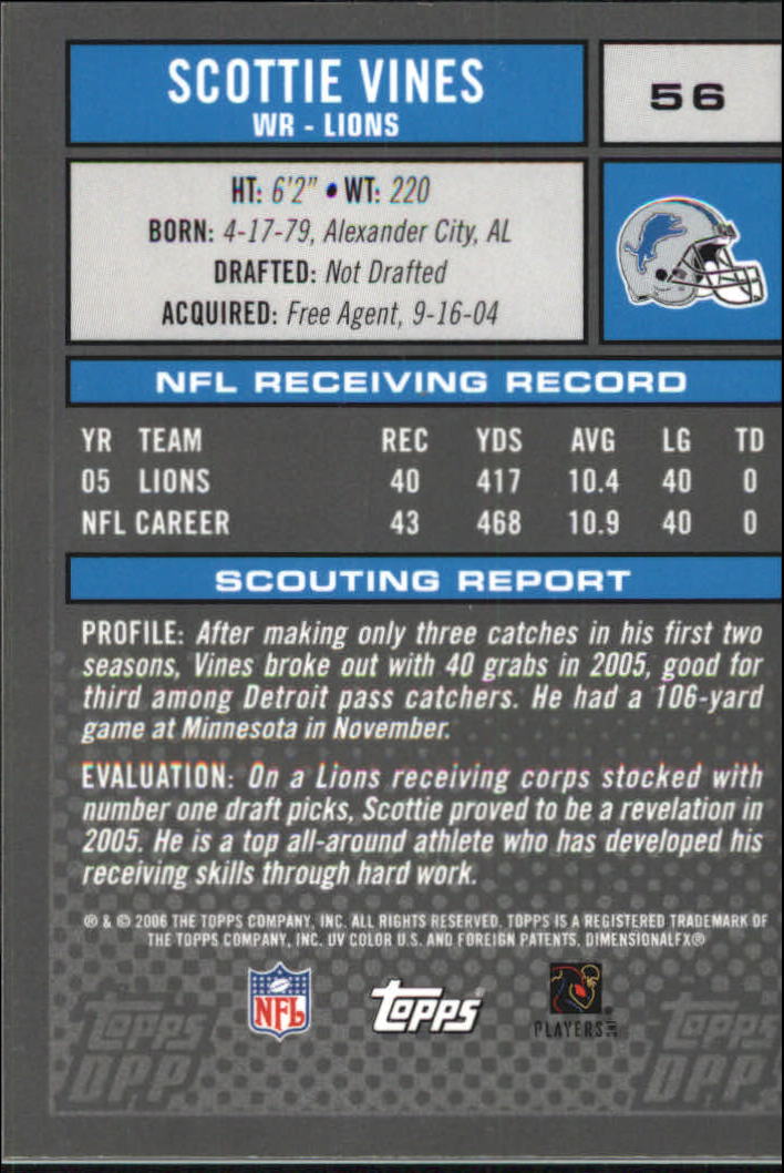 2006 Topps Draft Picks and Prospects Chrome Black Football Card Pick - Picture 113 of 327
