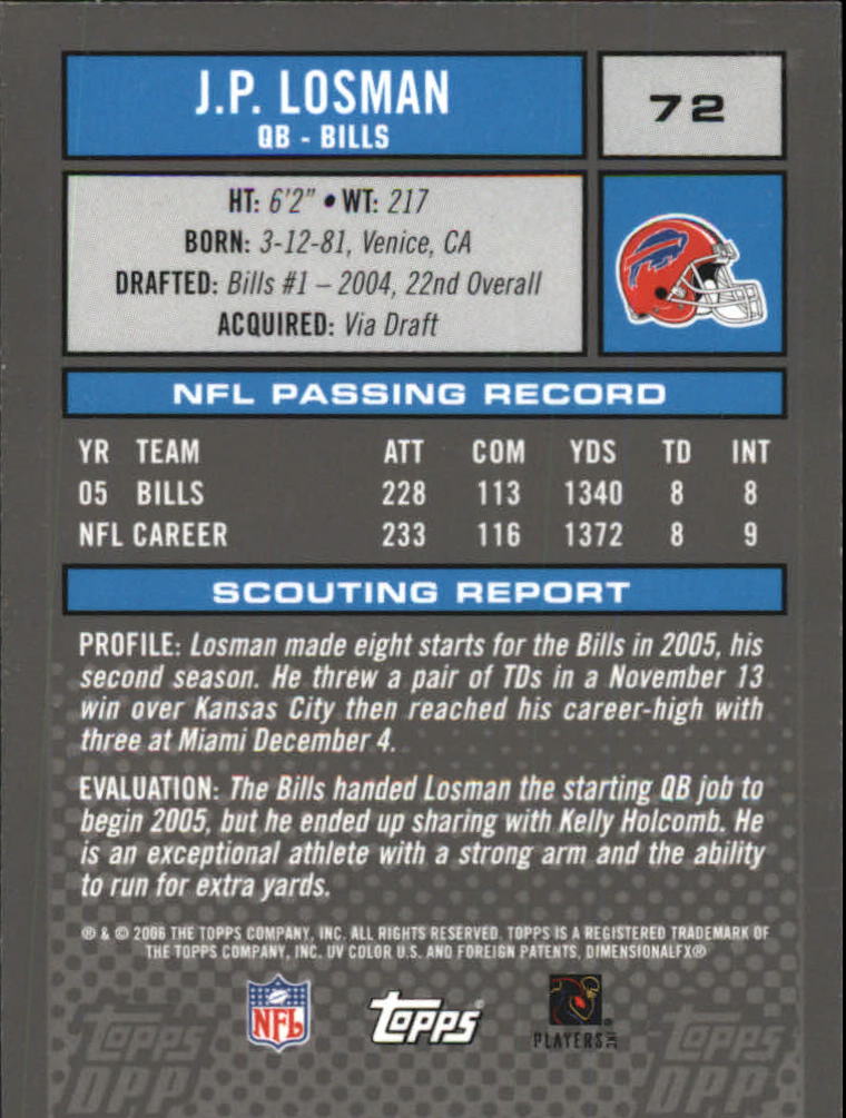 2006 Topps Draft Picks and Prospects Chrome Black Football Card Pick - Picture 143 of 327