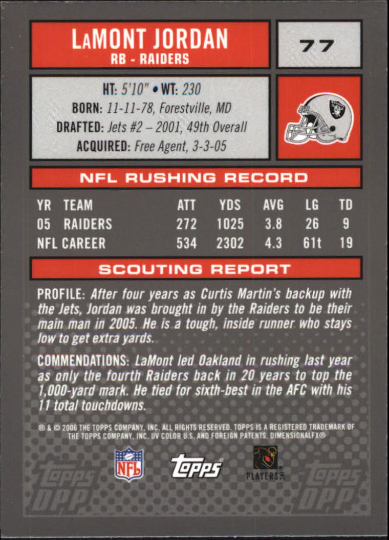 2006 Topps Draft Picks and Prospects Chrome Black Football Card Pick - Picture 153 of 327