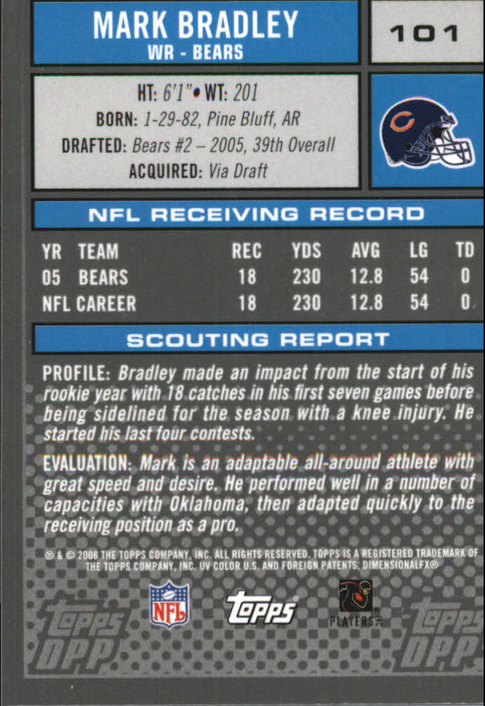 2006 Topps Draft Picks and Prospects Chrome Black Football Card Pick - Picture 201 of 327