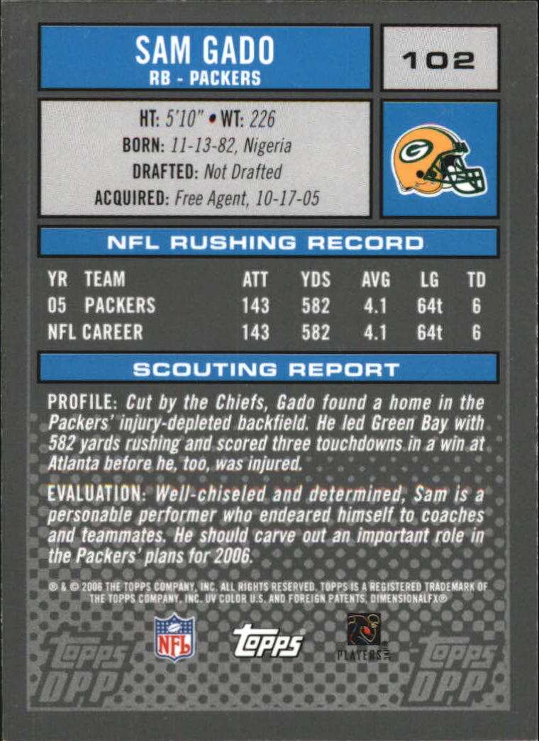 2006 Topps Draft Picks and Prospects Chrome Black Football Card Pick - Picture 203 of 327