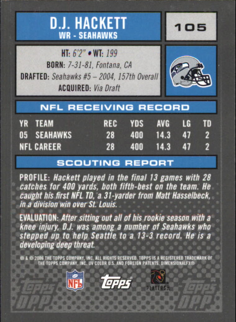 2006 Topps Draft Picks and Prospects Chrome Black Football Card Pick - Picture 209 of 327