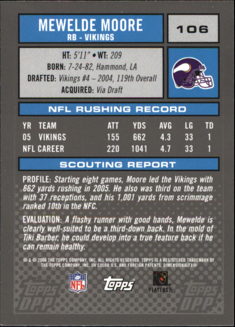 2006 Topps Draft Picks and Prospects Chrome Black Football Card Pick - Picture 211 of 327