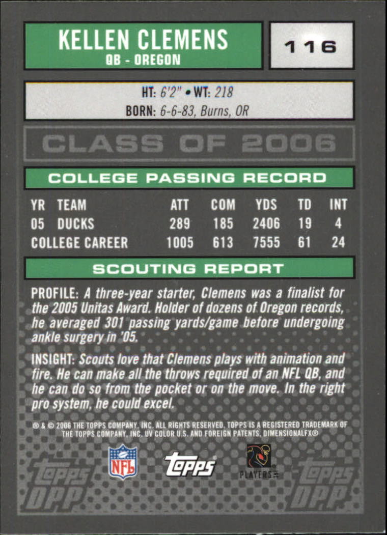 2006 Topps Draft Picks and Prospects Chrome Black Football Card Pick - Picture 231 of 327