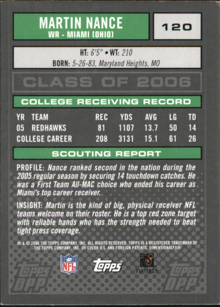 2006 Topps Draft Picks and Prospects Chrome Black Football Card Pick - Picture 239 of 327