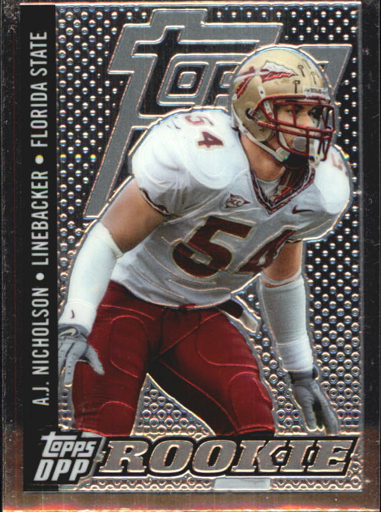 2006 Topps Draft Picks and Prospects Chrome Black Football Card Pick - Picture 242 of 327