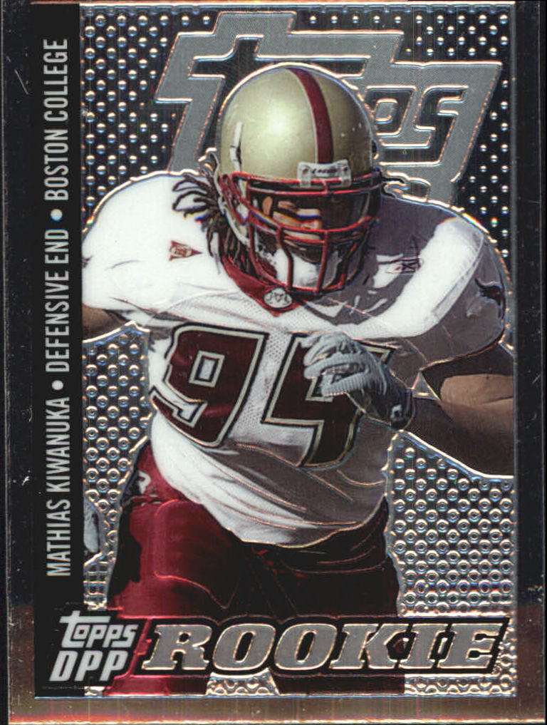 2006 Topps Draft Picks and Prospects Chrome Black Football Card Pick - Picture 268 of 327