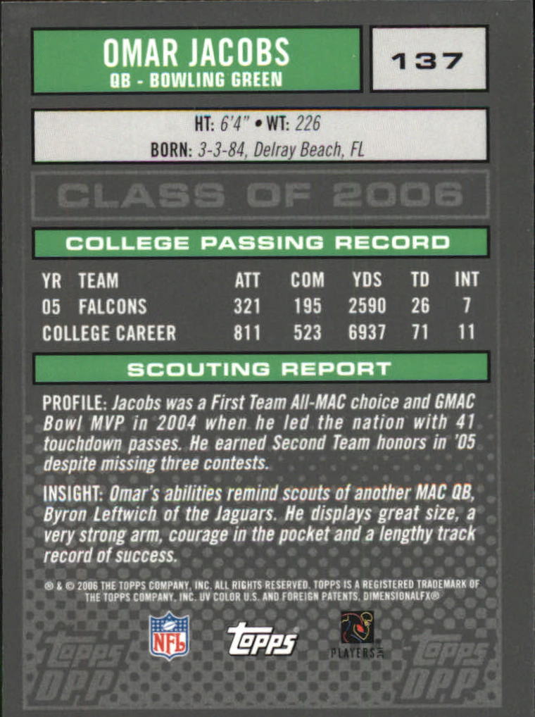 2006 Topps Draft Picks and Prospects Chrome Black Football Card Pick - Picture 271 of 327