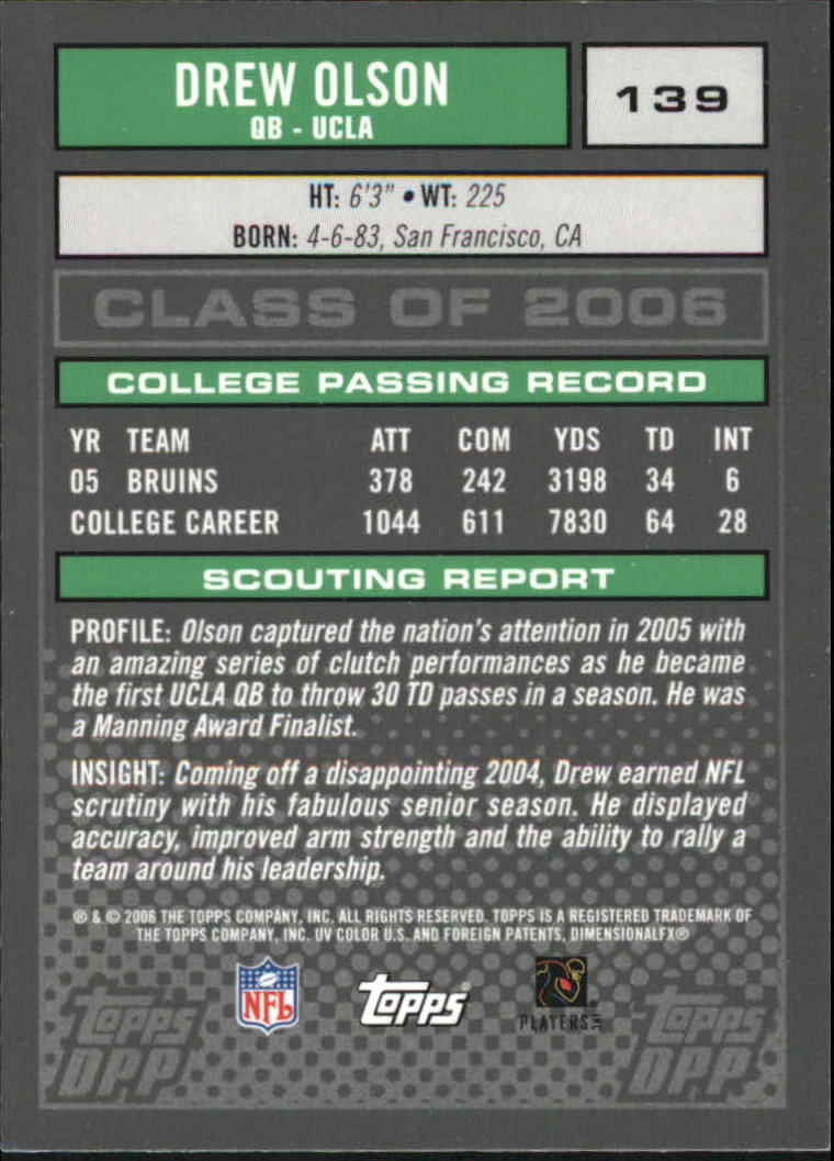 2006 Topps Draft Picks and Prospects Chrome Black Football Card Pick - Picture 275 of 327