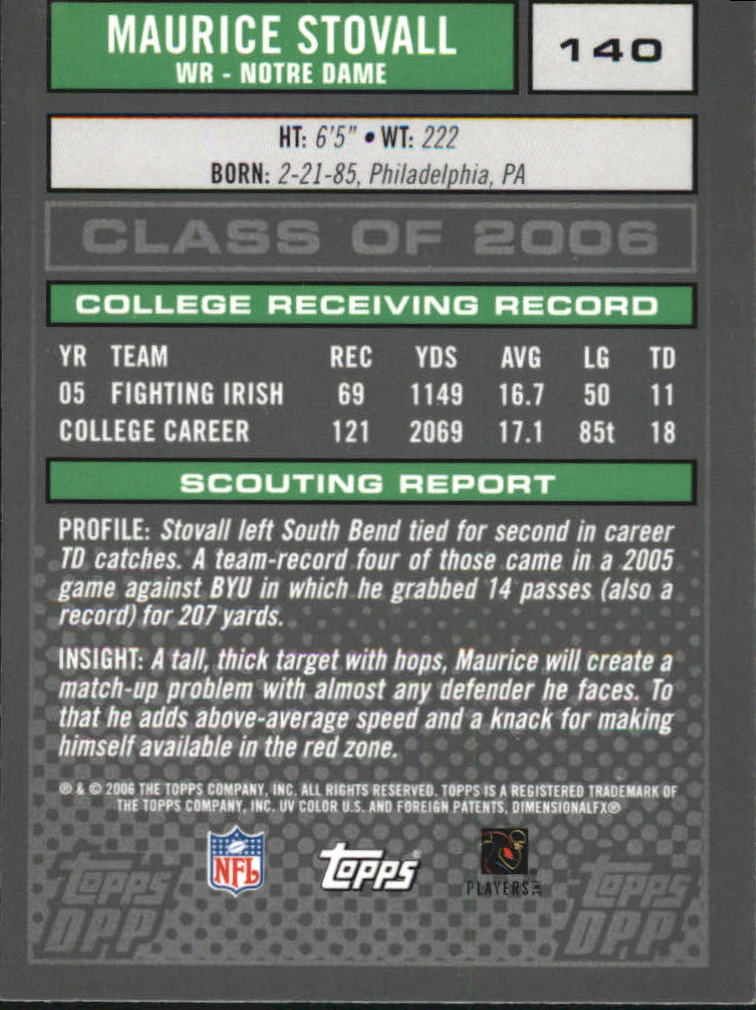 2006 Topps Draft Picks and Prospects Chrome Black Football Card Pick - Picture 277 of 327