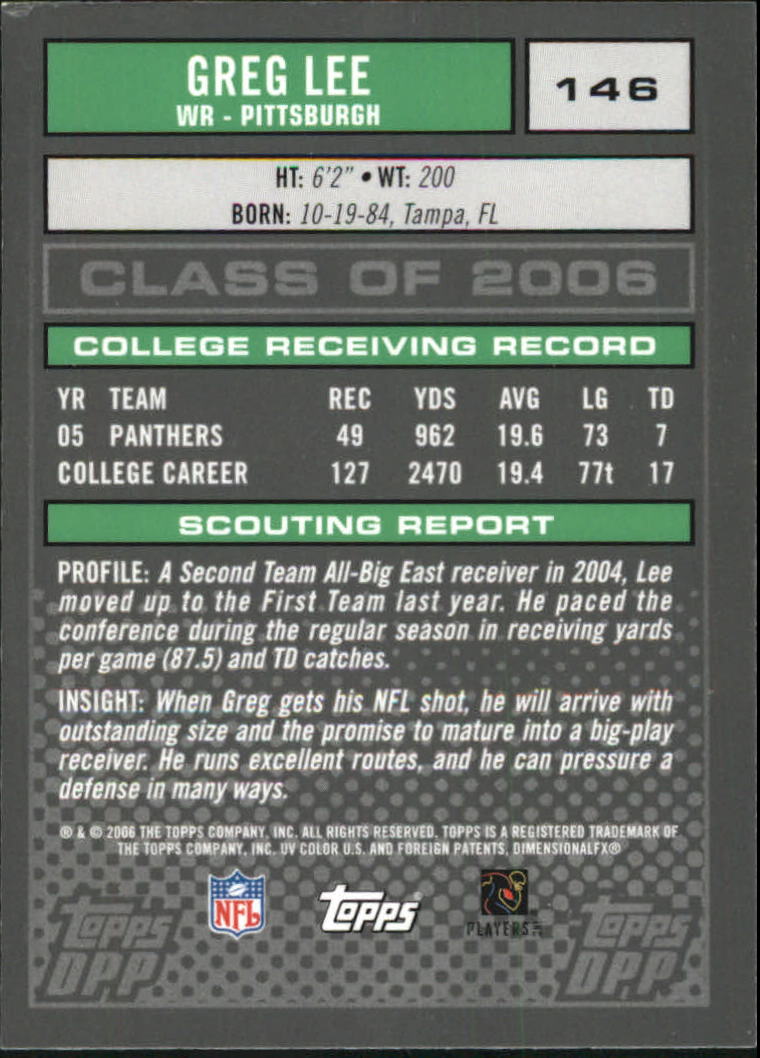 2006 Topps Draft Picks and Prospects Chrome Black Football Card Pick - Picture 289 of 327
