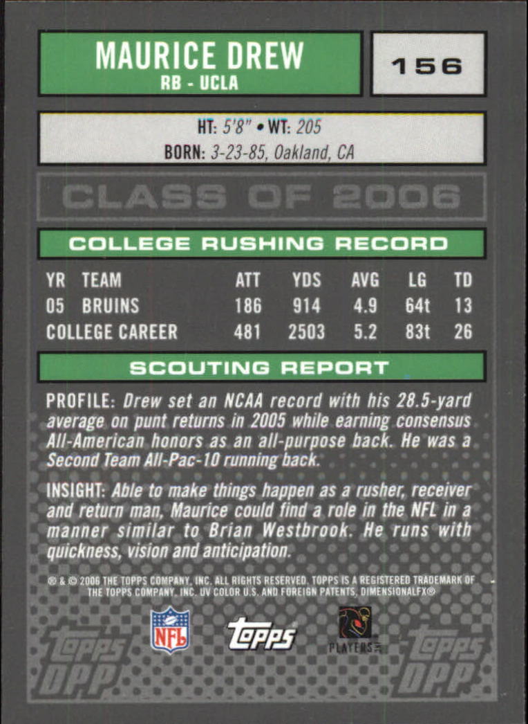 2006 Topps Draft Picks and Prospects Chrome Black Football Card Pick - Picture 309 of 327