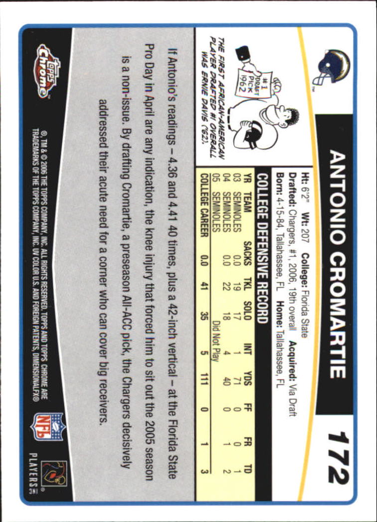 2006 Topps Carte Calcio Cromate Parte 3 Parallele e Autografe - Foto 173 di 311
