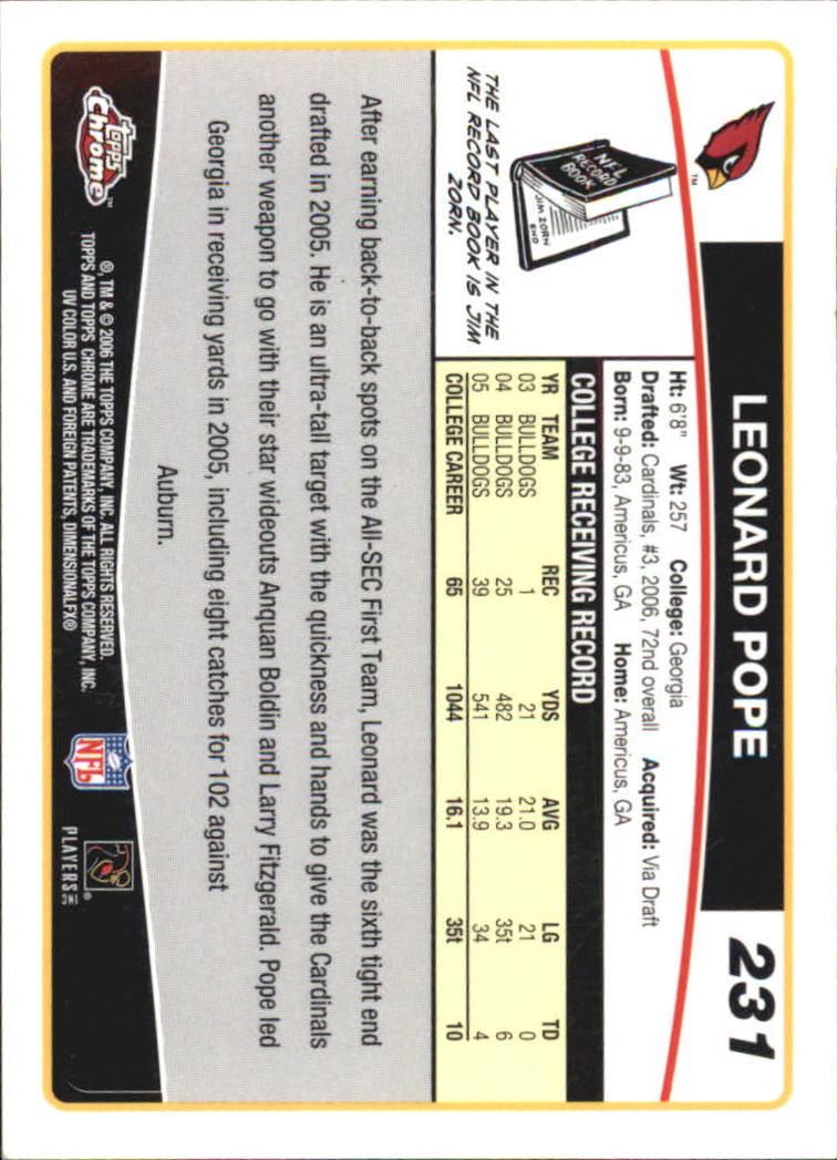 2006 Topps Carte Calcio Cromate Parte 3 Parallele e Autografe - Foto 253 di 311