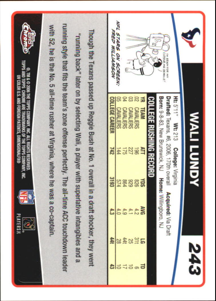 2006 Topps Carte Calcio Cromate Parte 3 Parallele e Autografe - Foto 273 di 311