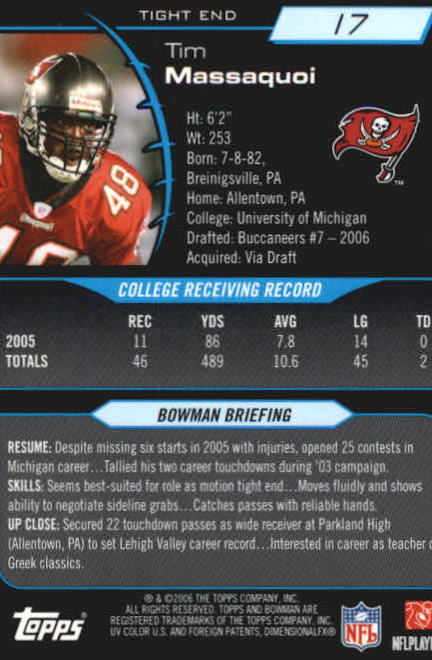 2006 Bowman Chrome Football Part 2 Main Set Rookie Cards #1-110 #221-275 - Picture 35 of 325