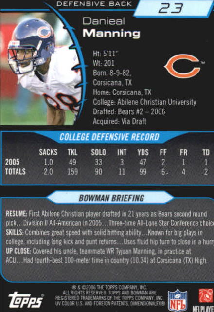 2006 Bowman Chrome Football Part 2 Main Set Rookie Cards #1-110 #221-275 - Picture 47 of 325