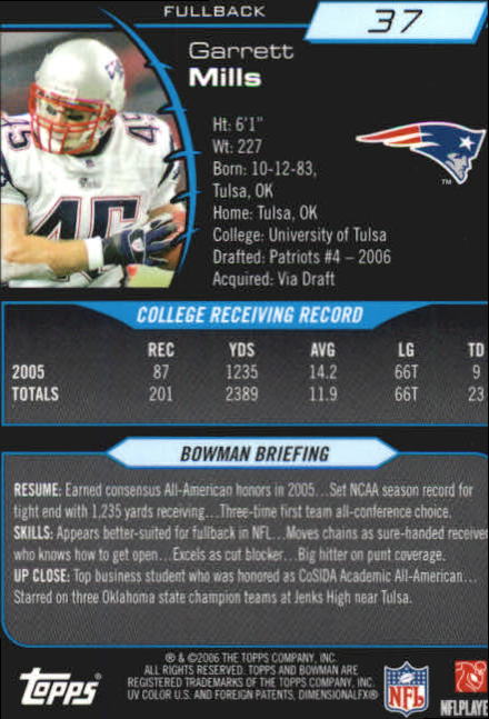 2006 Bowman Chrome Football Part 2 Main Set Rookie Cards #1-110 #221-275 - Picture 75 of 325
