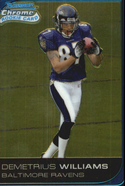 2006 Bowman Chrome Football Part 2 Main Set Rookie Cards #1-110 #221-275 - Picture 304 of 325