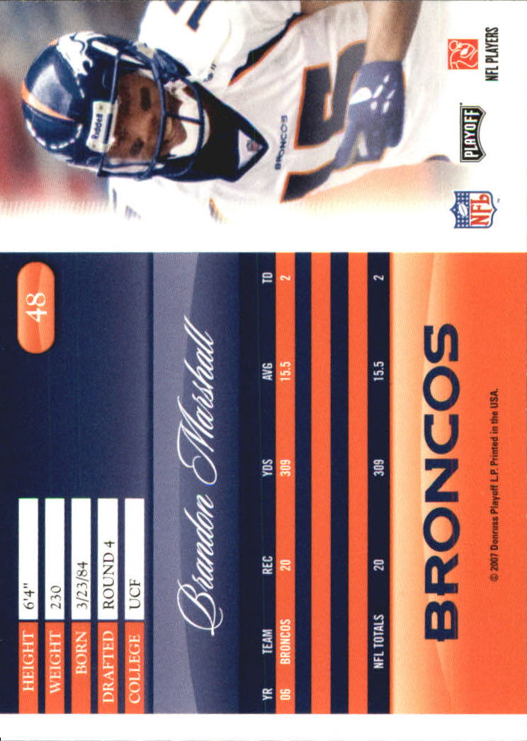 2007 Playoff Prestige Football Card Pick - Picture 97 of 493