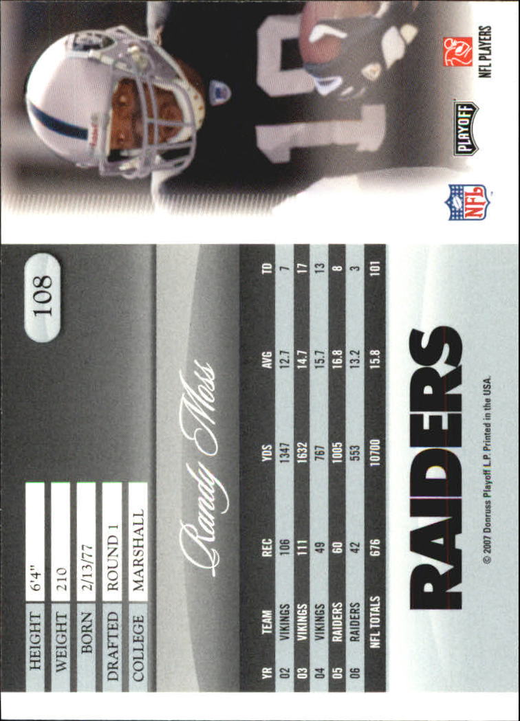 2007 Playoff Prestige Football Card Pick - Picture 217 of 493