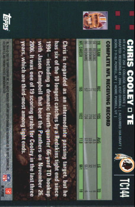 2007 Topps Chrome Football Part 1 Main Set Cards #TC1 to #TC165 Veterans - Picture 279 of 319