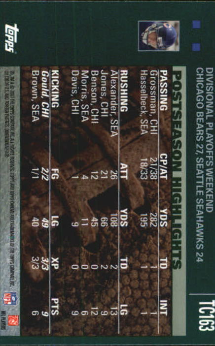 2007 Topps Chrome Football Part 1 Main Set Cards #TC1 to #TC165 Veterans - Picture 315 of 319