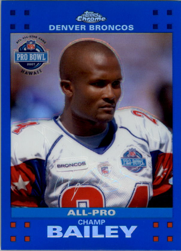 2007 TOPPS CHROME BLUE REFRACTORS FOOTBALL ASSORTED SINGLES U-PICK #TC101-TC109