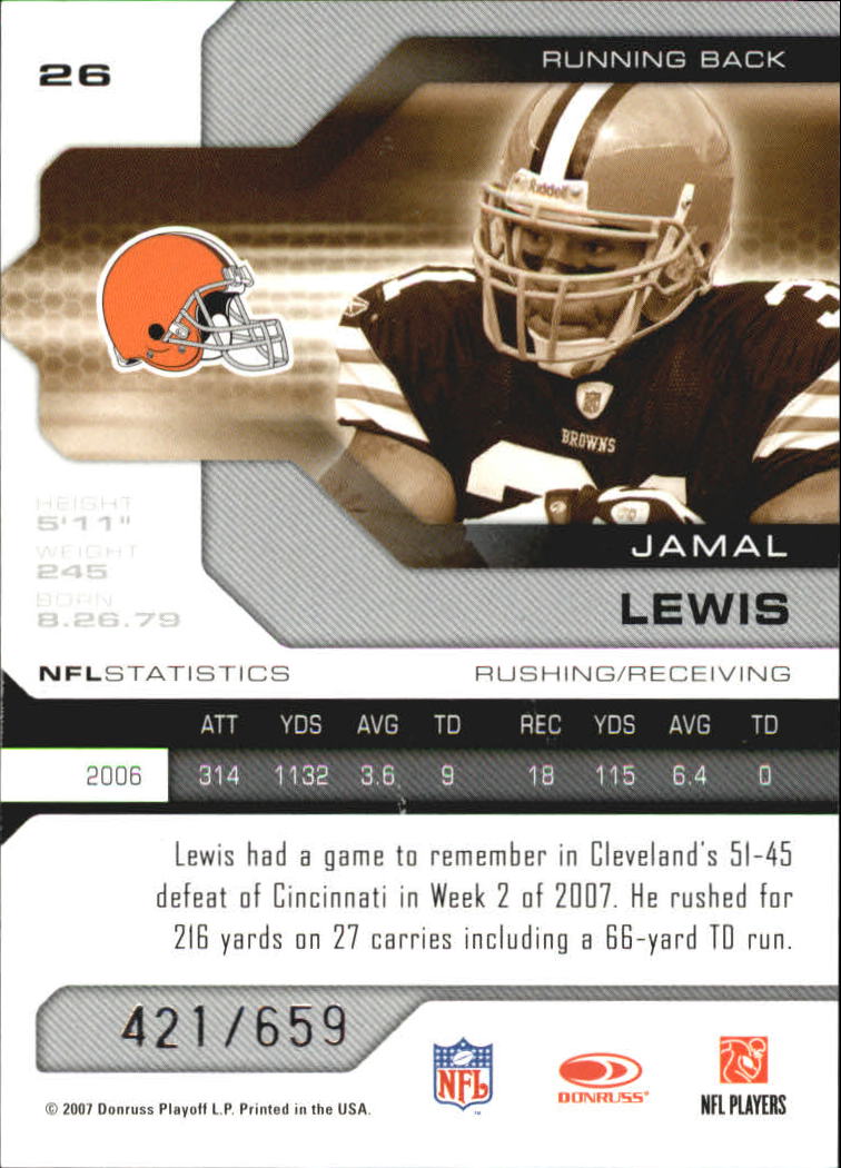 2007 Leaf Limited - #16 DeAngelo Williams /659