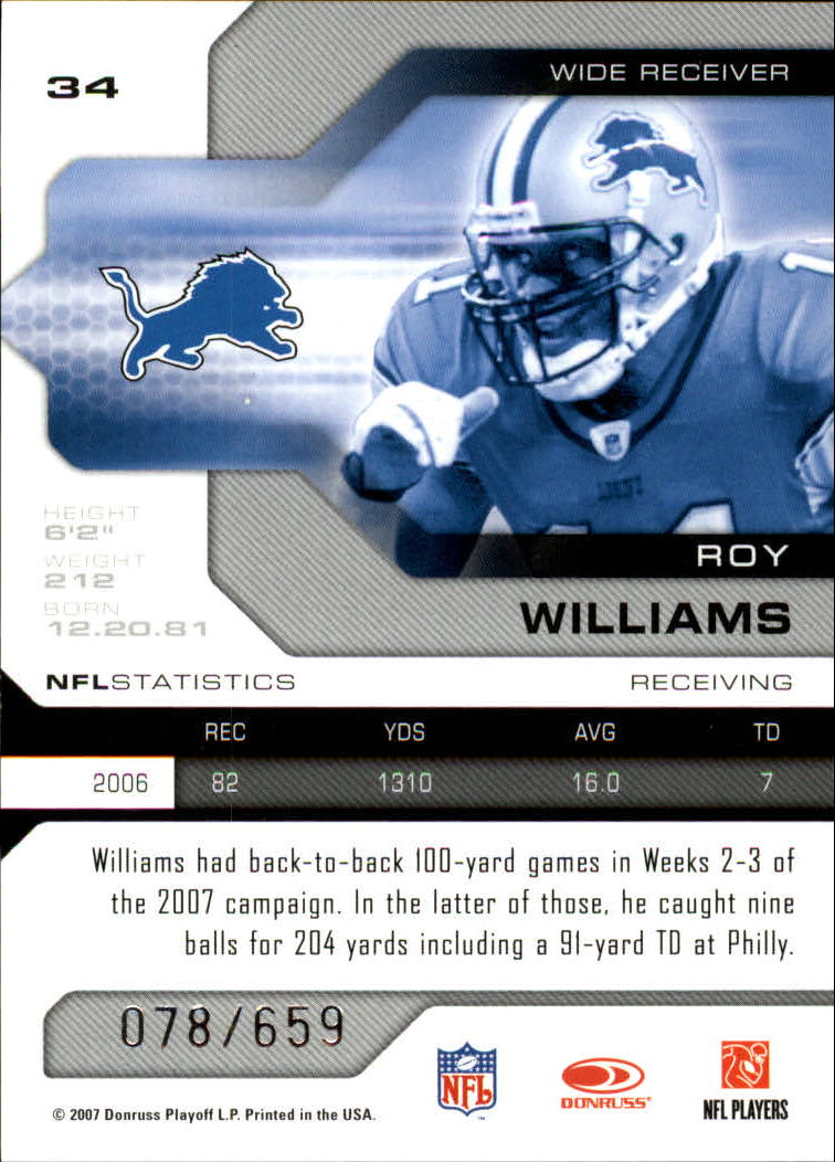 2007 Leaf Limited - #16 DeAngelo Williams /659