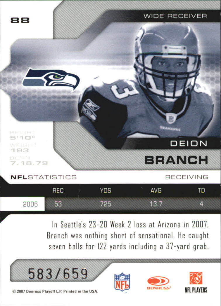 2007 Leaf Limited - #16 DeAngelo Williams /659