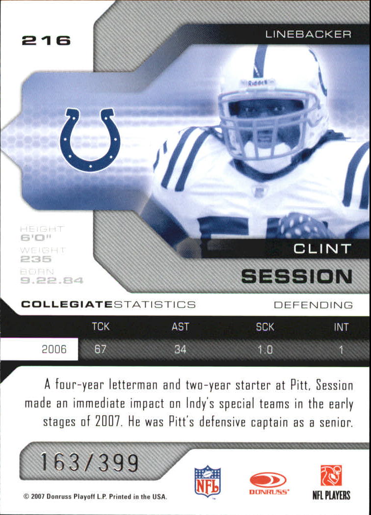 2007 Leaf Limited - #16 DeAngelo Williams /659