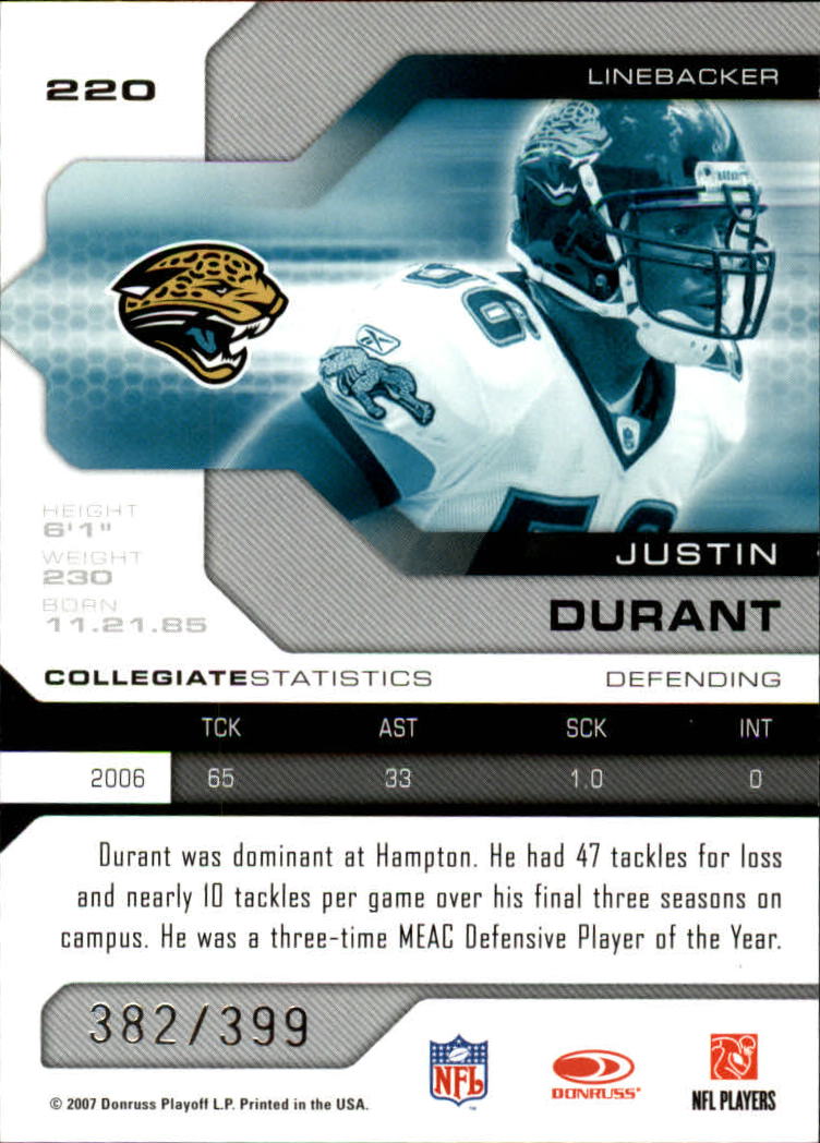 2007 Leaf Limited - #16 DeAngelo Williams /659