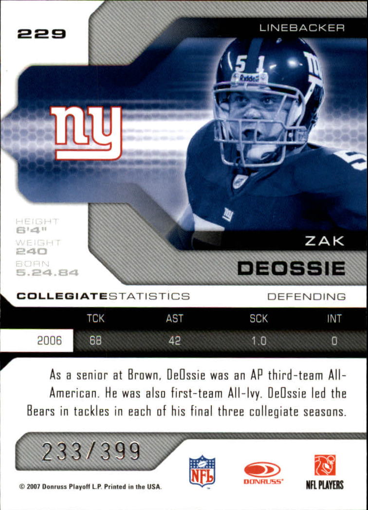 2007 Leaf Limited - #16 DeAngelo Williams /659