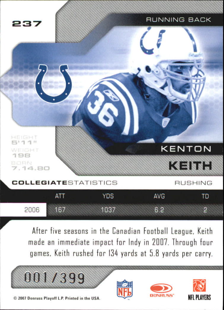 2007 Leaf Limited - #16 DeAngelo Williams /659