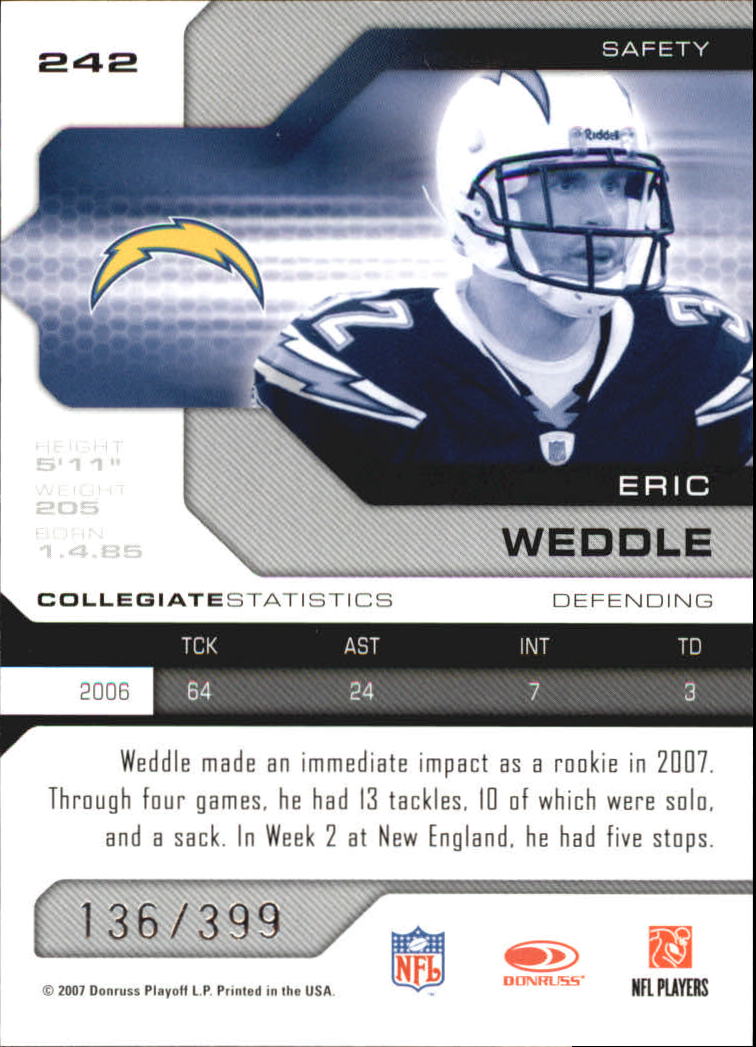 2007 Leaf Limited - #16 DeAngelo Williams /659