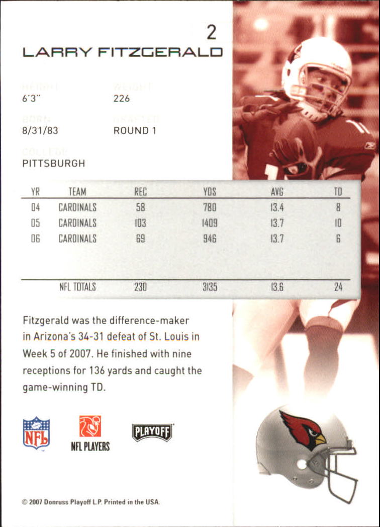 2007 Playoff NFL Playoffs Football Card Pick - Picture 5 of 361