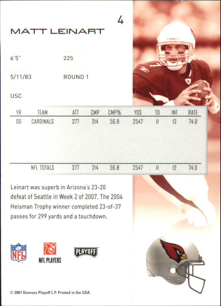 2007 Playoff NFL Playoffs Football Card Pick - Picture 9 of 361