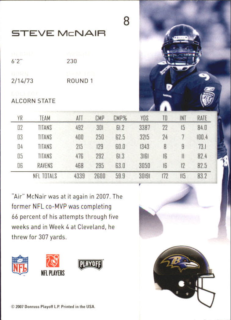 2007 Playoff NFL Playoffs Football Card Pick - Picture 17 of 361