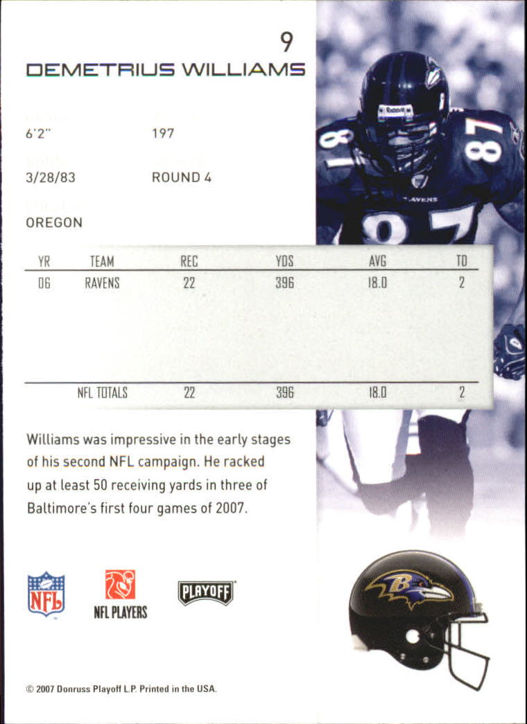 2007 Playoff NFL Playoffs Football Card Pick - Picture 19 of 361