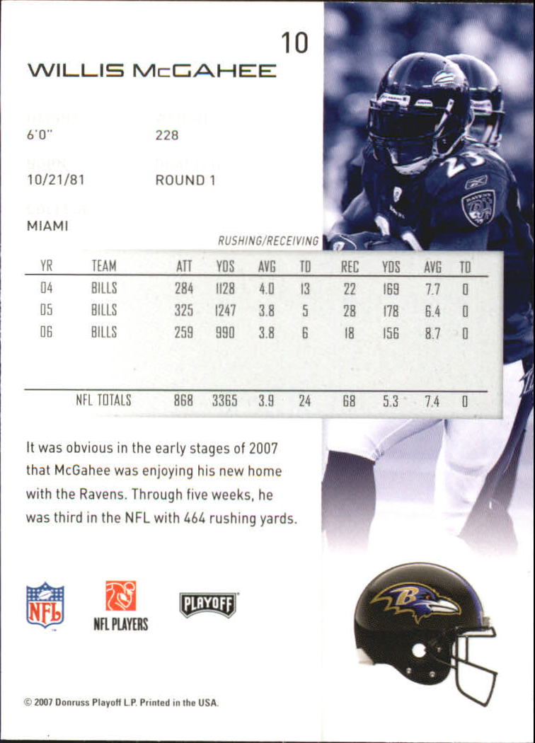 2007 Playoff NFL Playoffs Football Card Pick - Picture 21 of 361