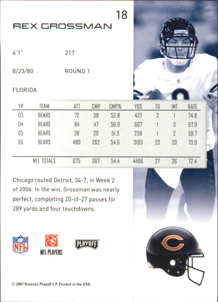 2007 Playoff NFL Playoffs Football Card Pick - Picture 37 of 361