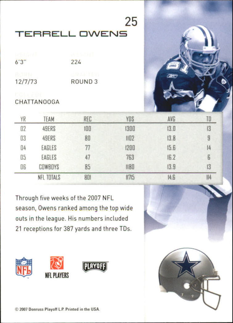 2007 Playoff NFL Playoffs Football Card Pick - Picture 51 of 361