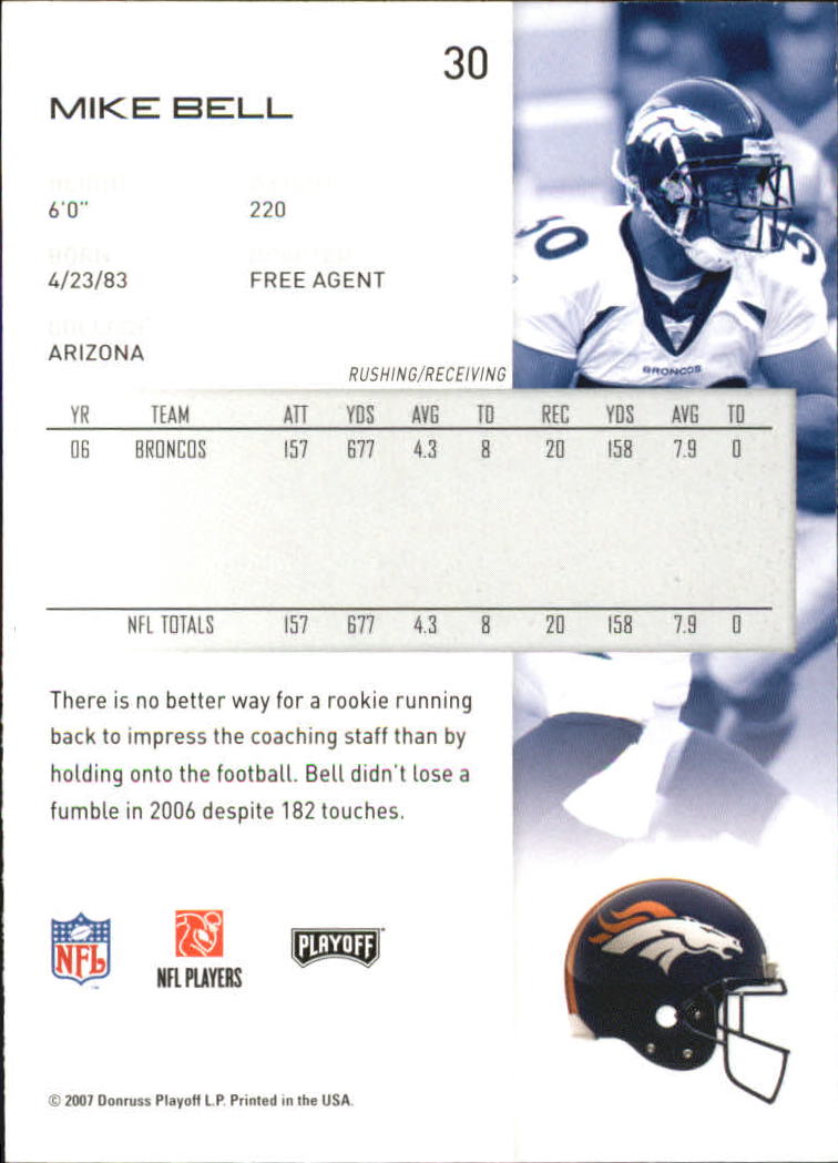 2007 Playoff NFL Playoffs Football Card Pick - Picture 61 of 361