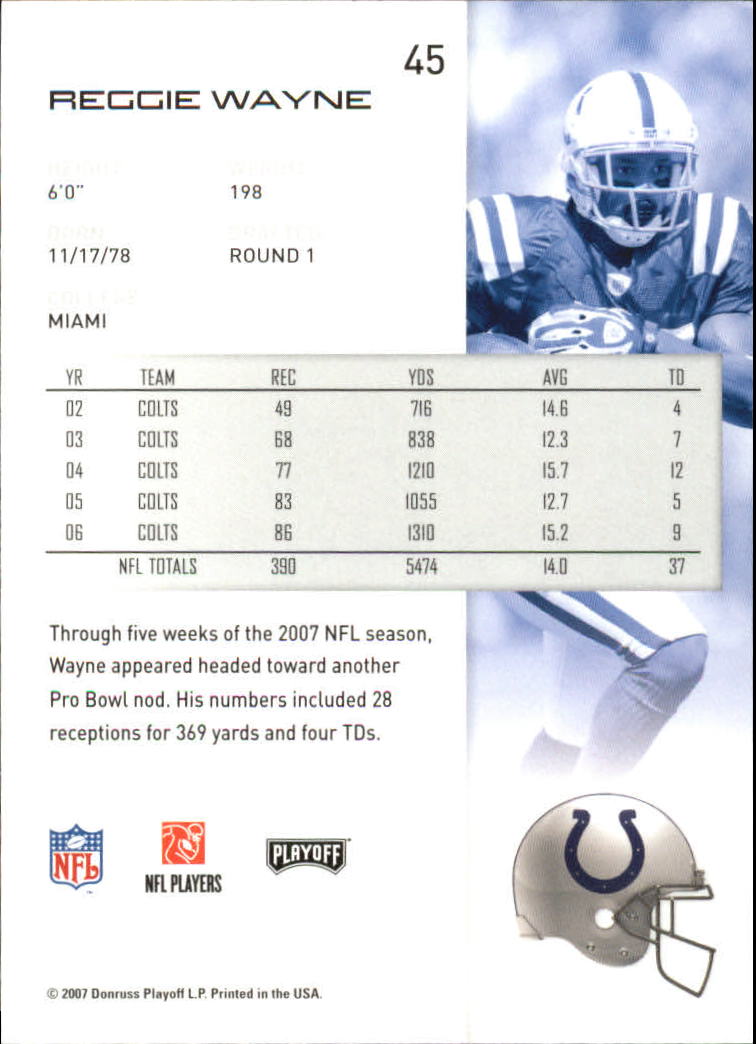 2007 Playoff NFL Playoffs Football Card Pick - Picture 91 of 361