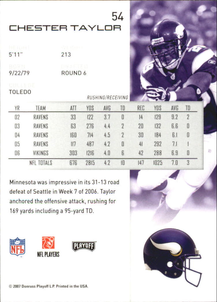 2007 Playoff NFL Playoffs Football Card Pick - Picture 109 of 361