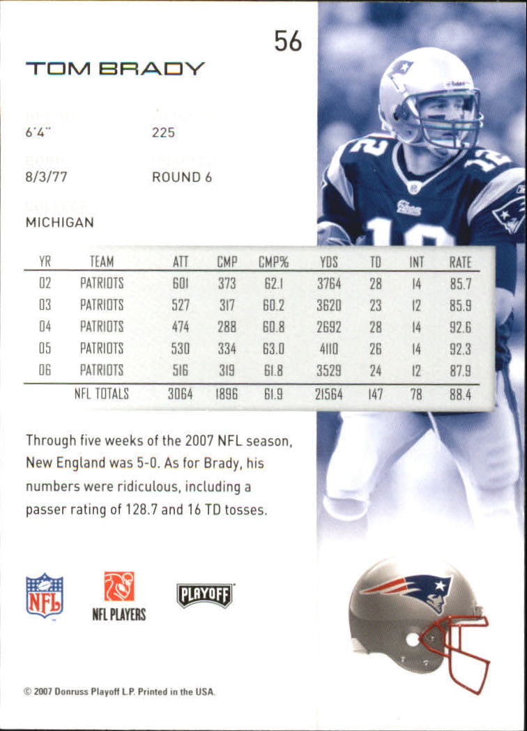 2007 Playoff NFL Playoffs Football Card Pick - Picture 113 of 361